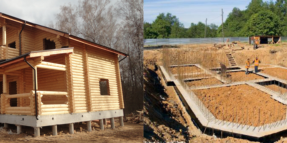 Фундамент для деревянного дома: какой лучше, технология, плюсы и минусы