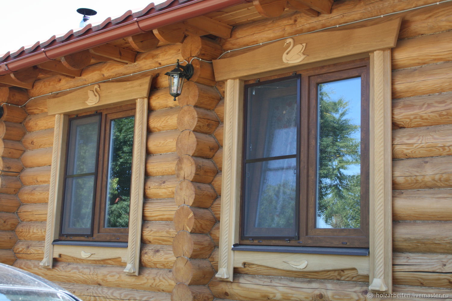 Деревянная обналичка окон в деревянном доме - читайте здесь