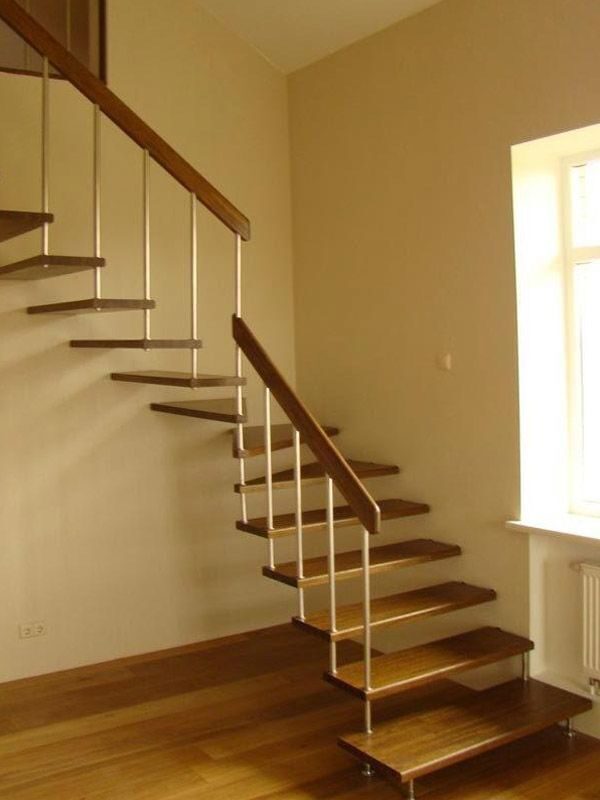 Особенности установки больцевых лестниц | дизайн интерьера