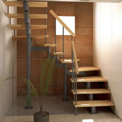 Варианты компактных лестниц на второй этаж для маленьких площадей | | все о строительстве и даже больше