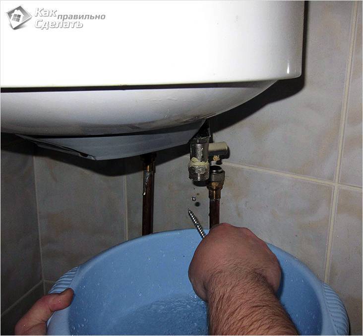 Как правильно сливать воду из водонагревателя (бойлера)