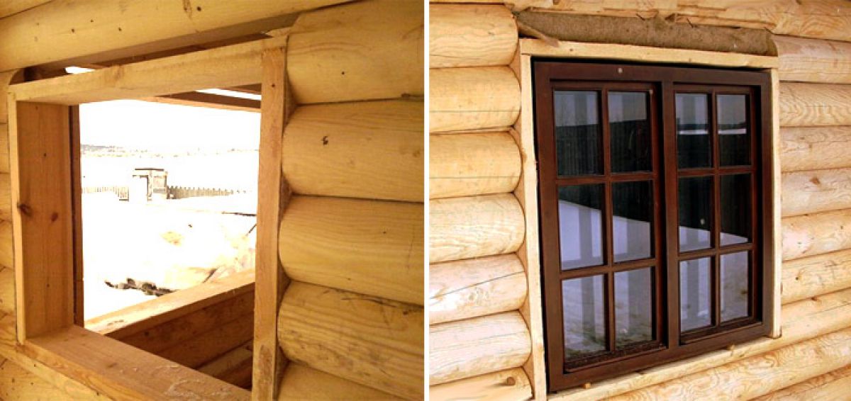 Установка пластиковых окон в деревянном доме: видео-инструкция